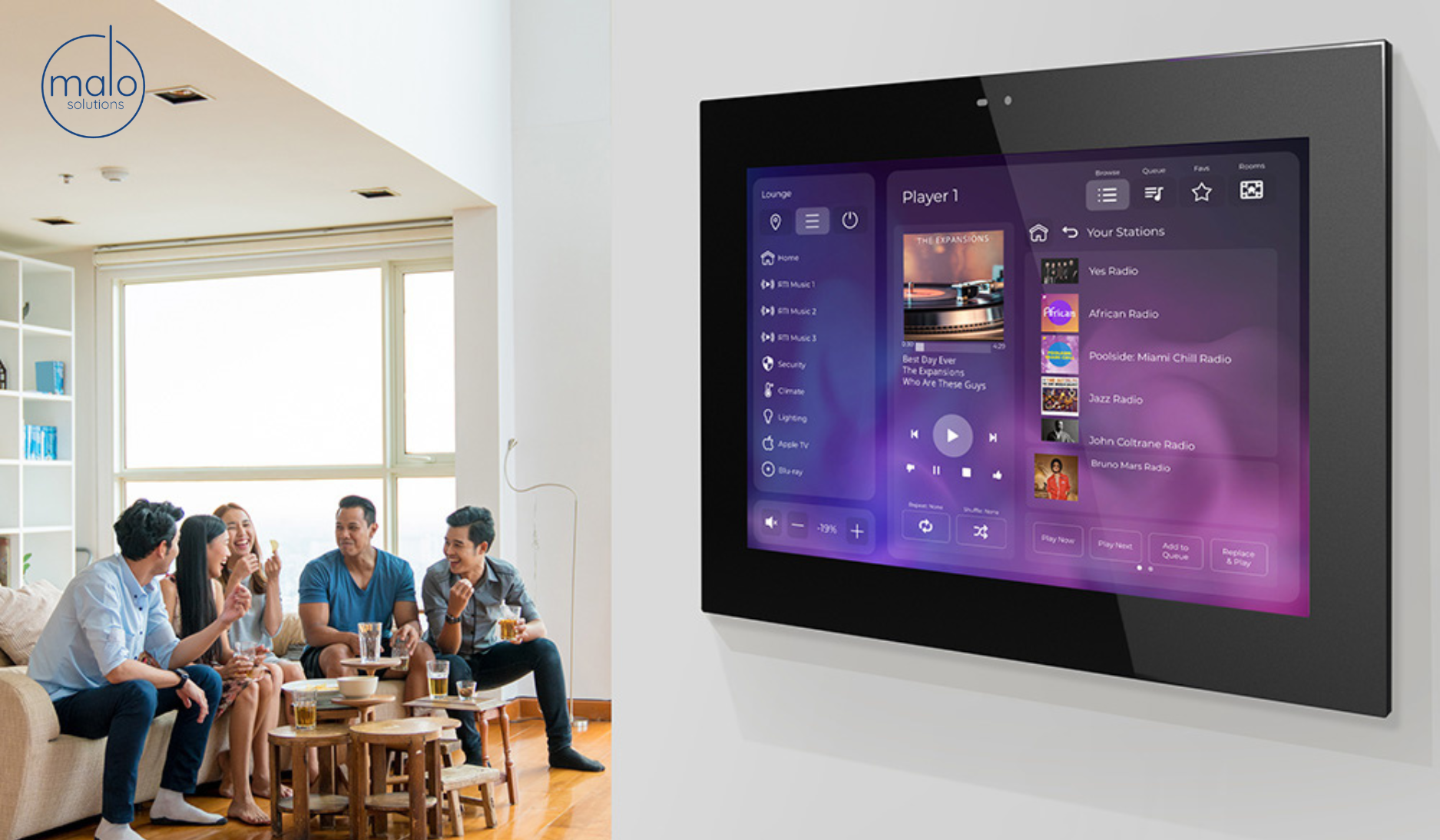 Touchpanels - RTI | malo solutions